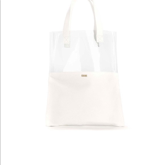 NWT 🌸 Ban.do Peekaboo Tote (White) - Picture 4 of 14